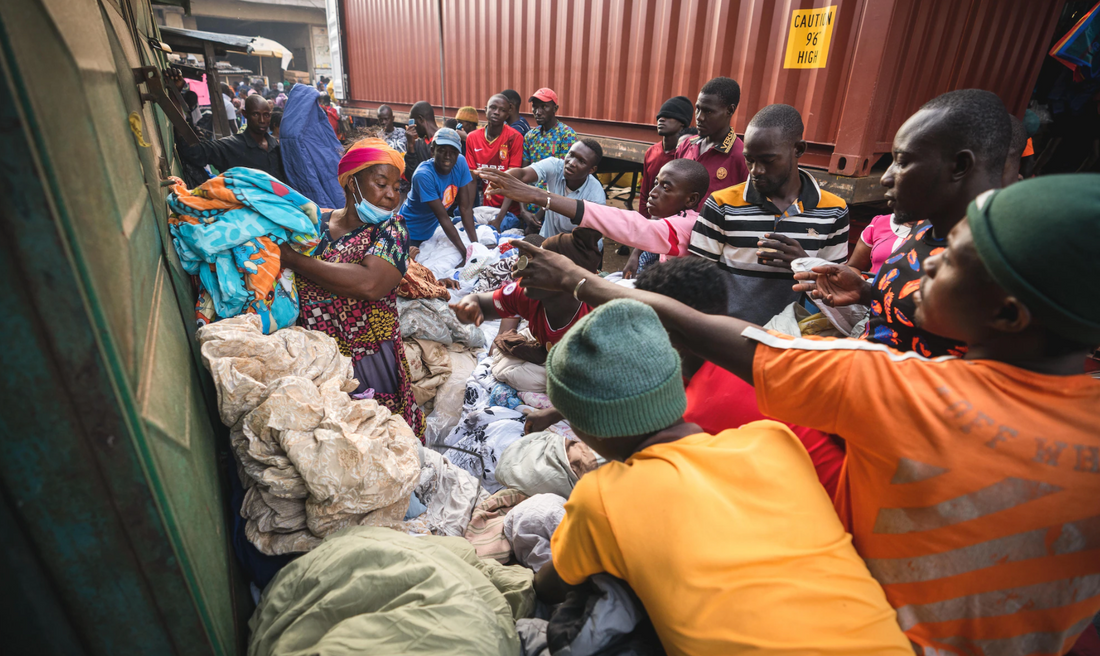 Dead white man's clothes: Textile wasteland in Accra, Ghana