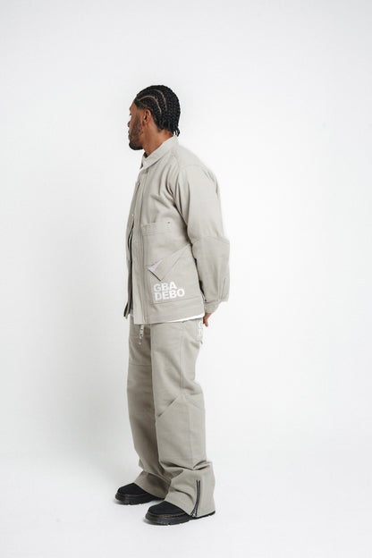 Patchwork Workwear Jeans